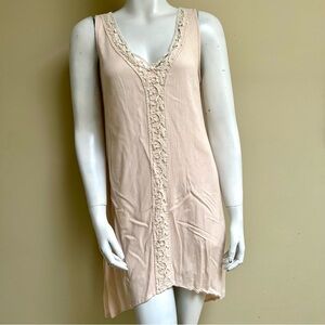 ASTR Lace Trim Mini Dress